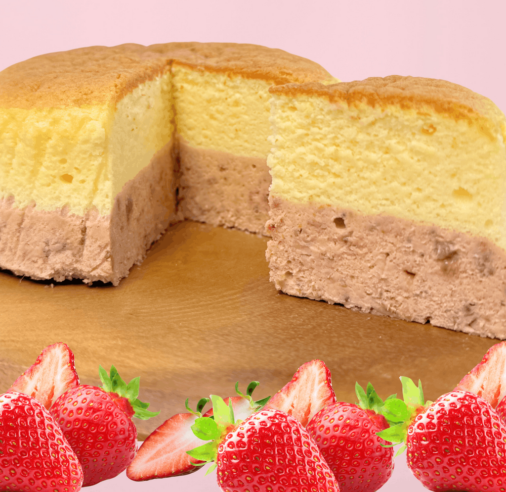 【冷凍】苺BA・SU・LE（バスクチーズケーキ × スフレチーズケーキ × いちご）