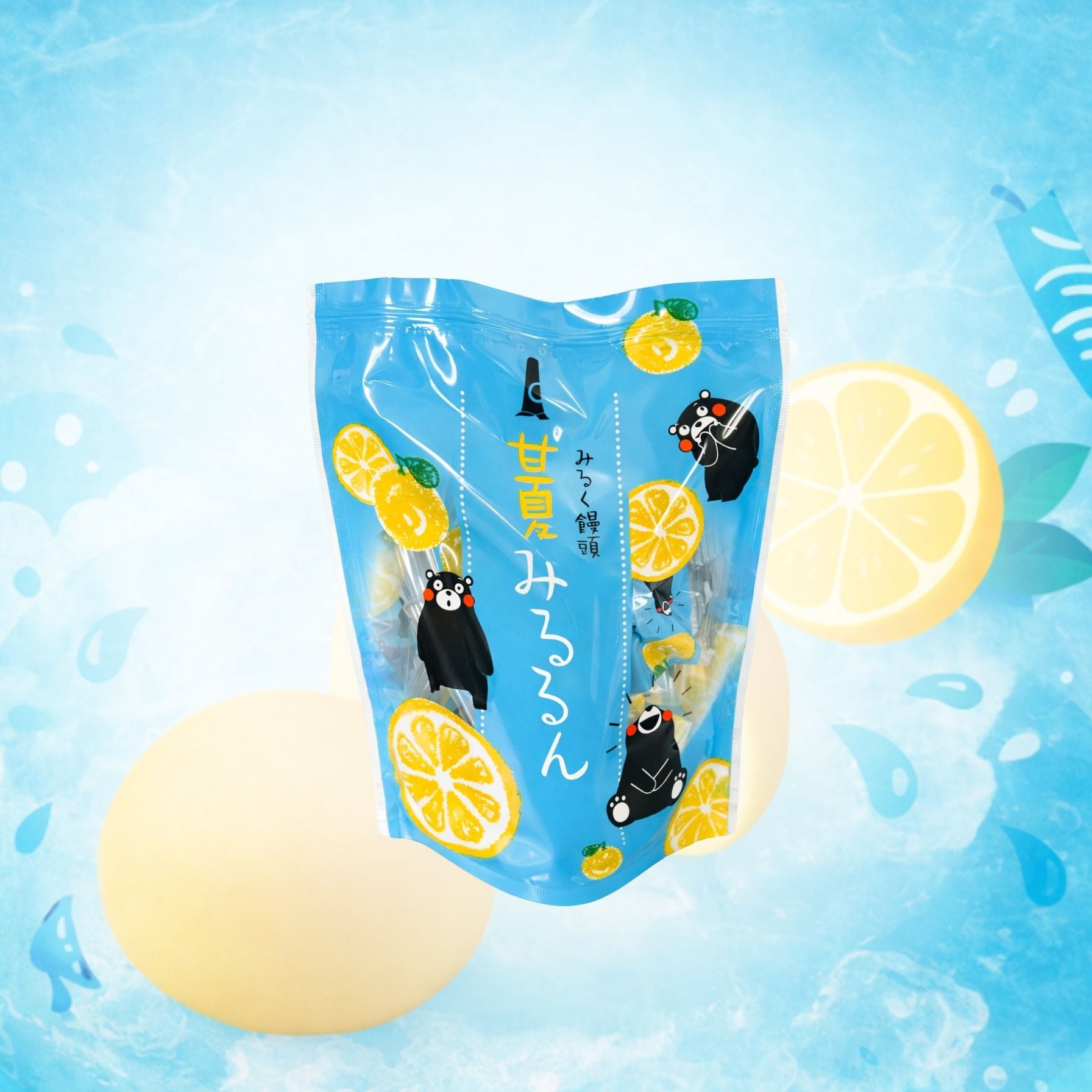 みるく饅頭甘夏みるるん 4個入りの商品画像。