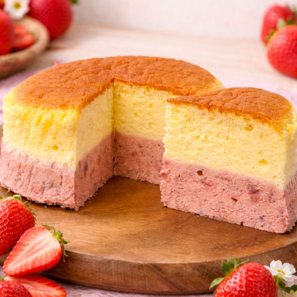 いちごの二層チーズケーキ（熊本スイーツ）