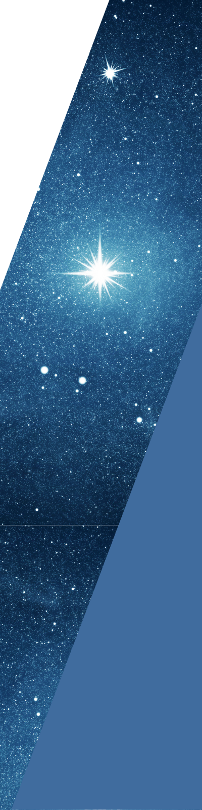 星空の背景デザイン（夜空に輝く星のグラフィック）