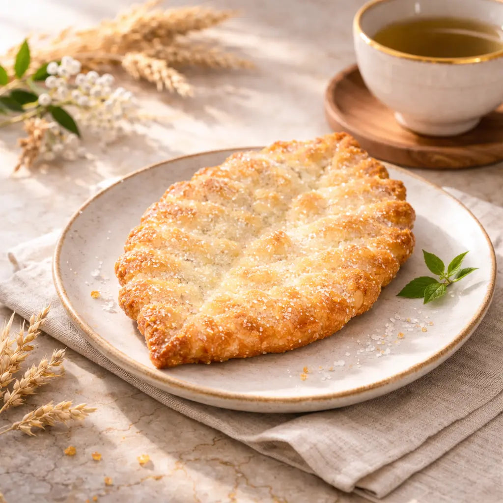 シュガーパイの焼き菓子（サクサク食感の洋菓子プレート）